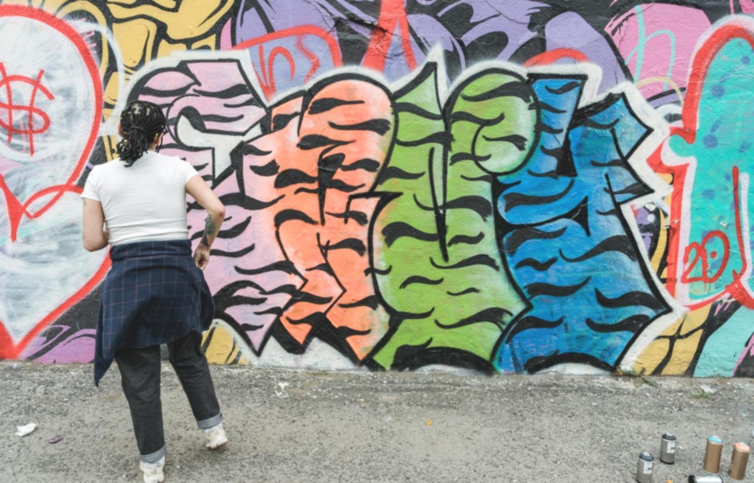 Concept art workspace with reference materials and sketches